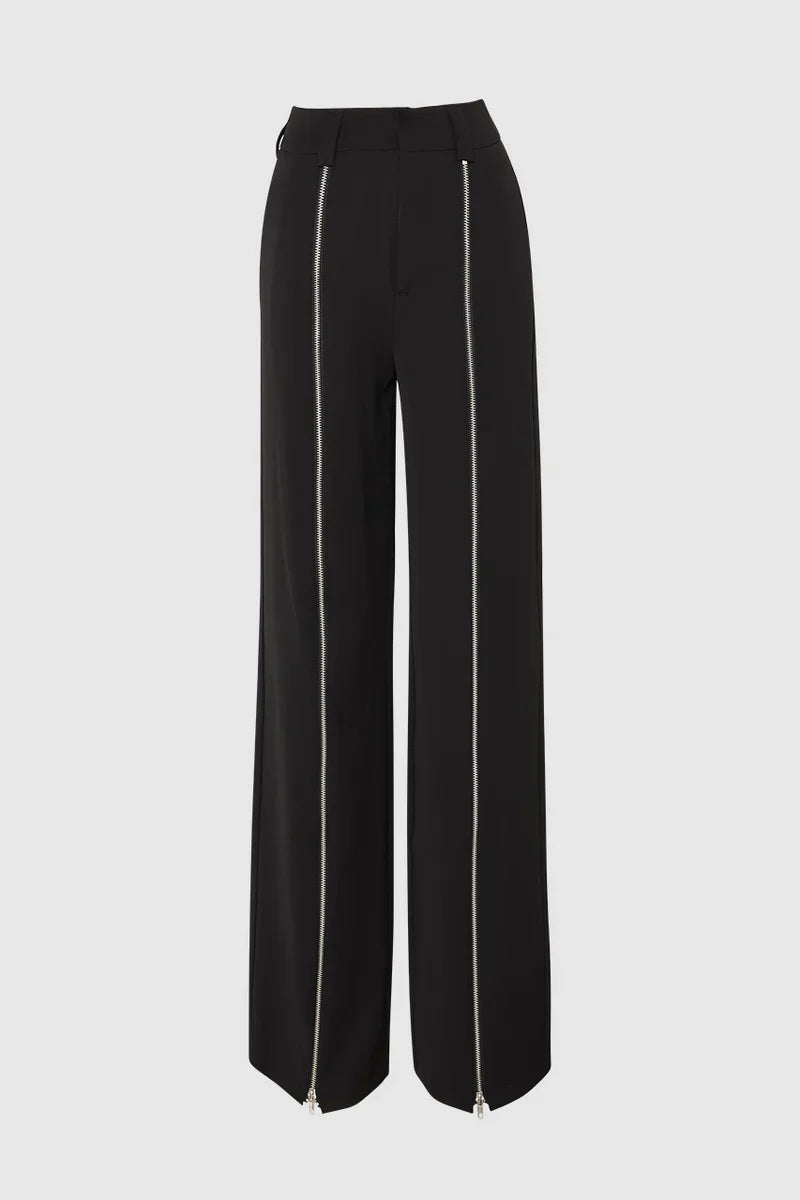 Madison The Label Corey Zip Pants - Black