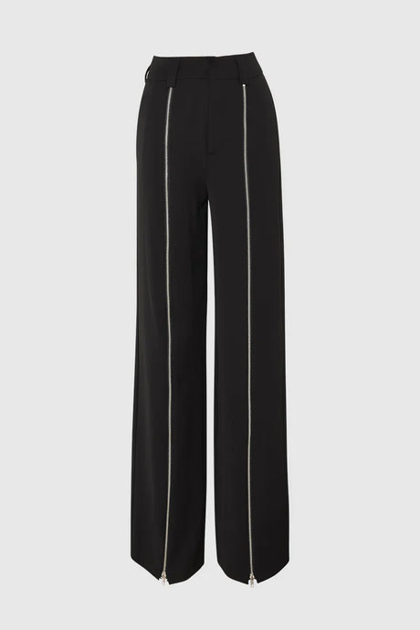 Madison The Label Corey Zip Pants - Black