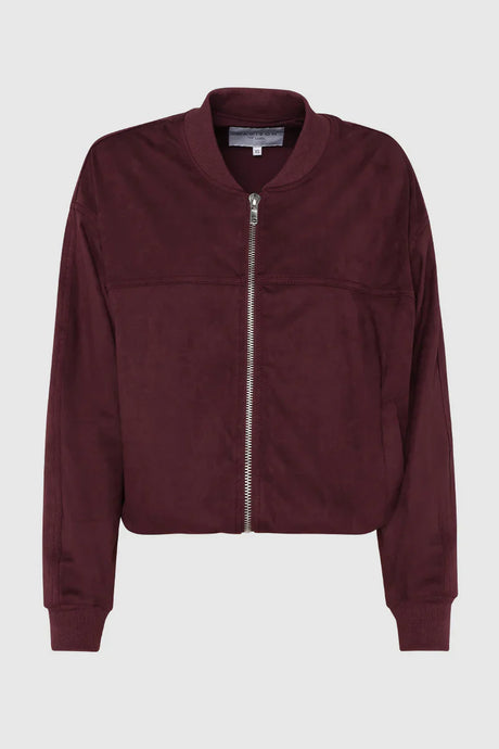 Madison The Label Deserae Jacket - Plum Suede