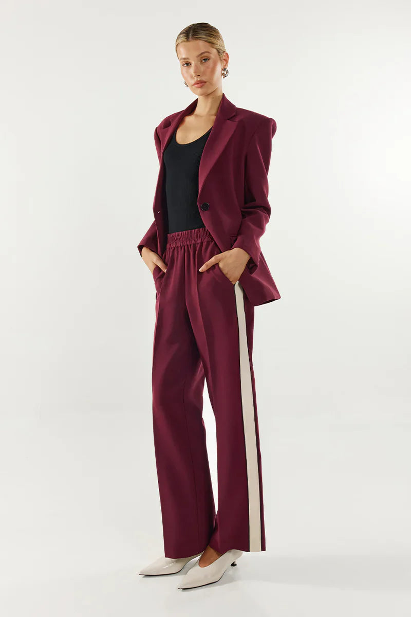 Madison The Label Domenica Blazer - Shiraz