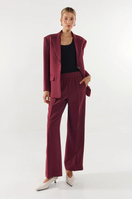 Madison The Label Domenica Blazer - Shiraz