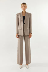 Madison The Label Domenica Blazer - Taupe