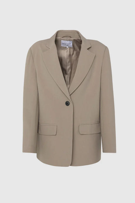 Madison The Label Domenica Blazer - Taupe