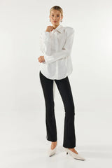 Madison The Label Ferris Tie Shirt - White