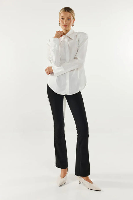 Madison The Label Ferris Tie Shirt - White