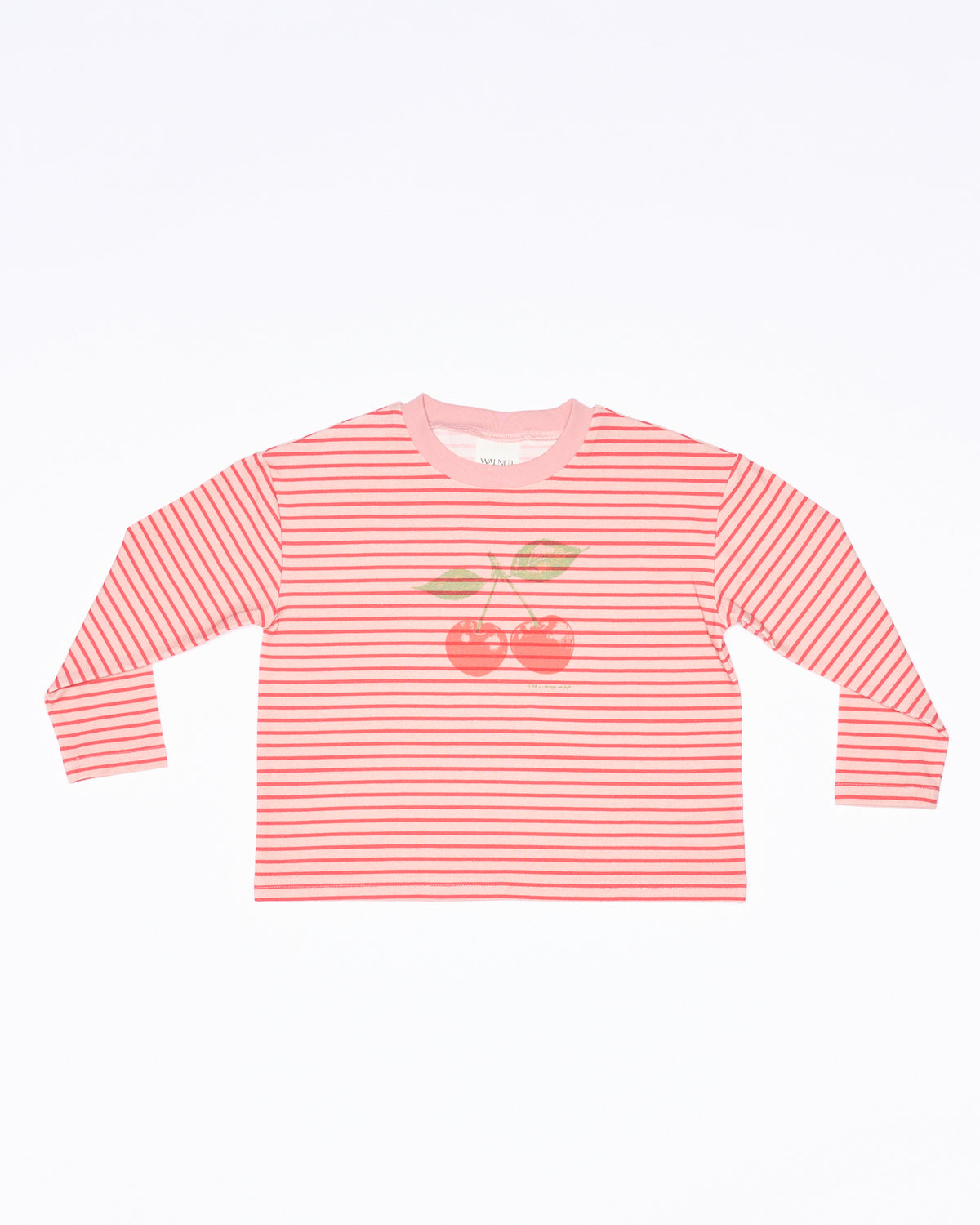 Walnut Melbourne Finn Long Sleeve Tee - Cherry