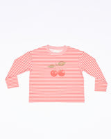 Walnut Melbourne Finn Long Sleeve Tee - Cherry