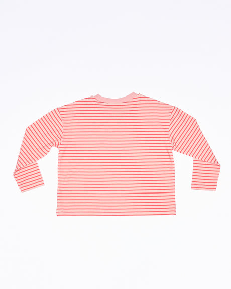 Walnut Melbourne Finn Long Sleeve Tee - Cherry