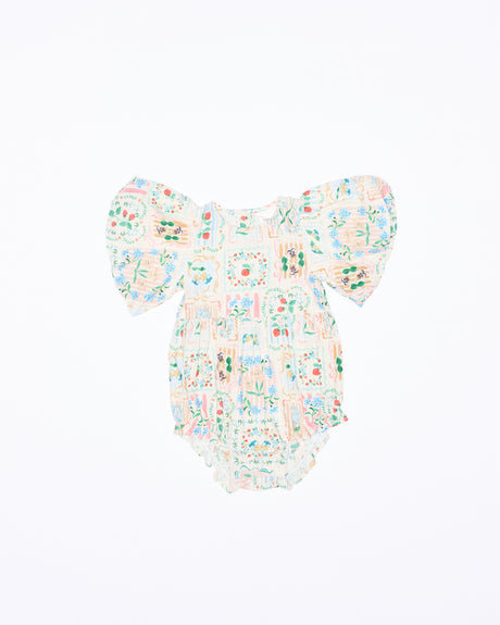 Walnut Melbourne Forget Me Not Romper - Forget Me Not