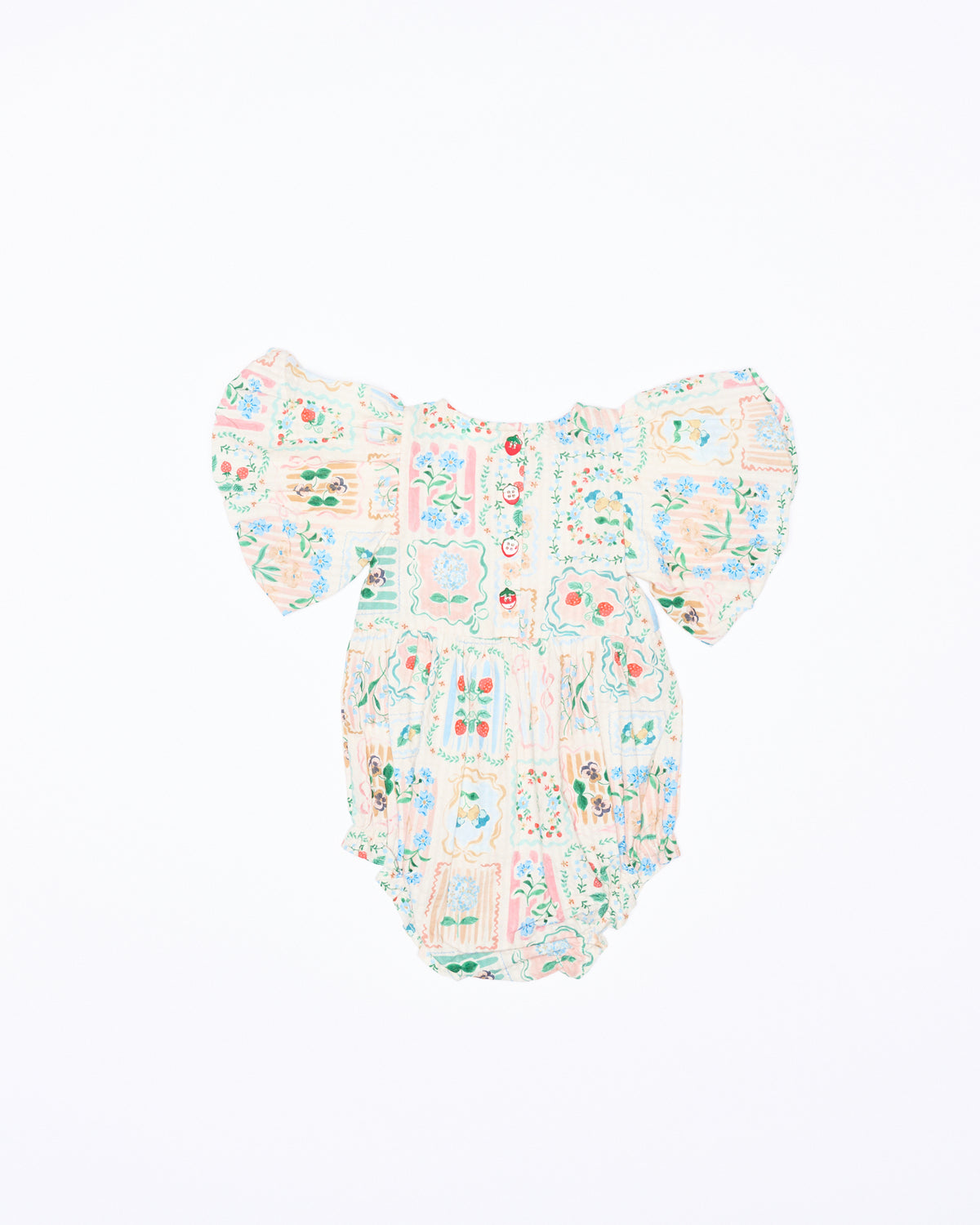 Walnut Melbourne Forget Me Not Romper - Forget Me Not