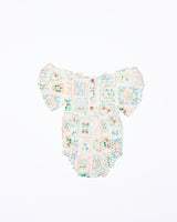 Walnut Melbourne Forget Me Not Romper - Forget Me Not