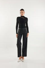 Madison The Label Franklin L/S Top - Black