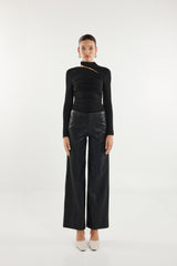 Madison The Label Franklin L/S Top - Black