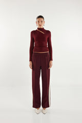 Madison The Label Franklin L/S Top - Plum