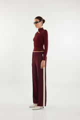 Madison The Label Franklin L/S Top - Plum