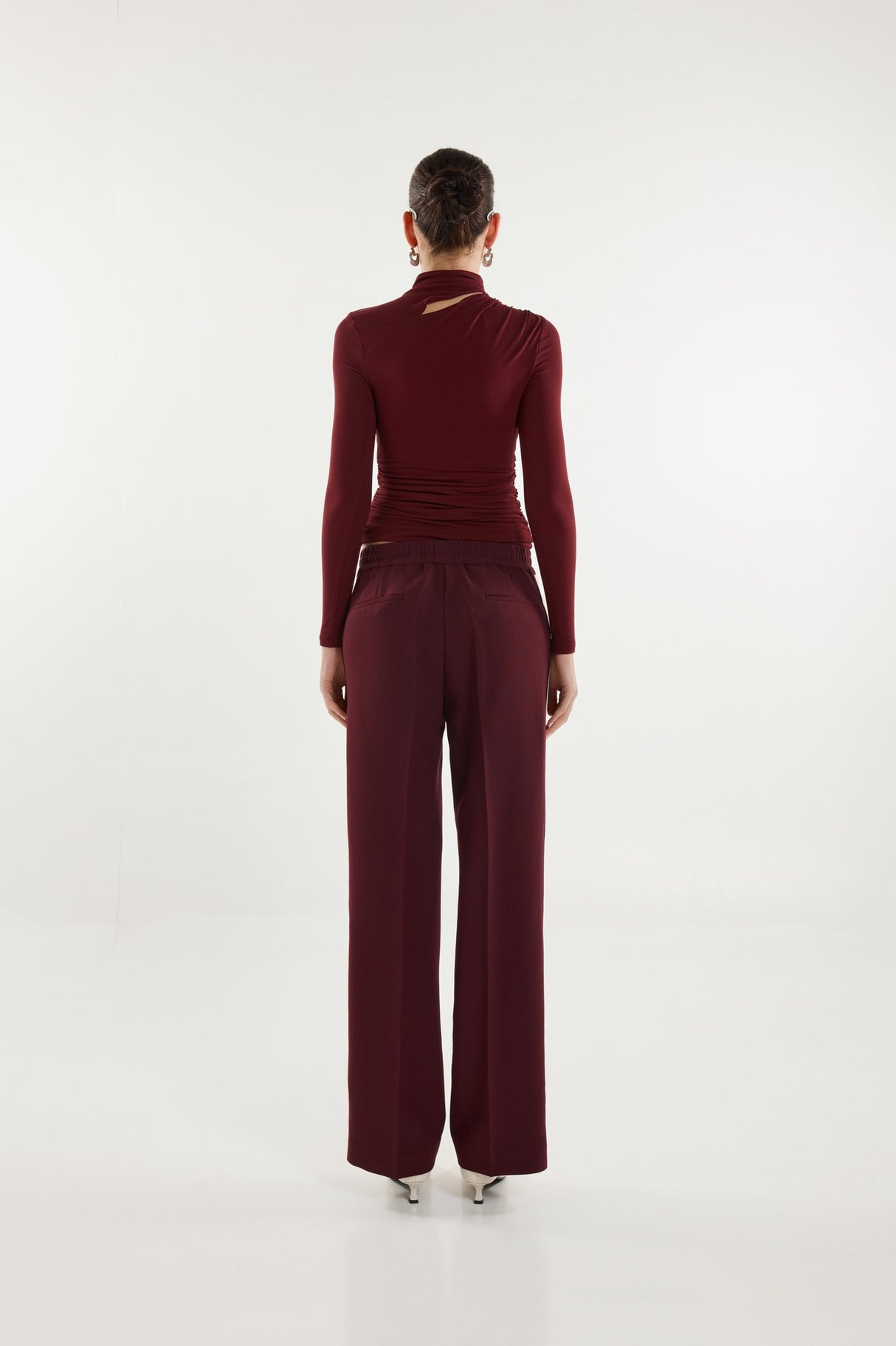 Madison The Label Franklin L/S Top - Plum