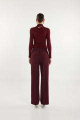 Madison The Label Franklin L/S Top - Plum