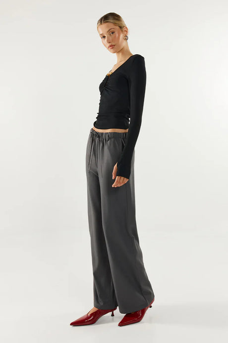 Madison The Label Freja Pants - Charcoal