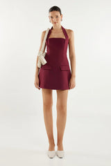 Madison The Label Gloria Mini Dress - Shiraz
