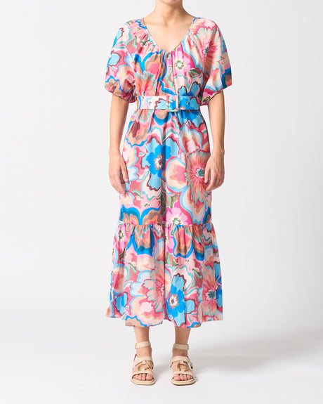 Walnut Melbourne Hawaii Dress - Bomba Di Fiori