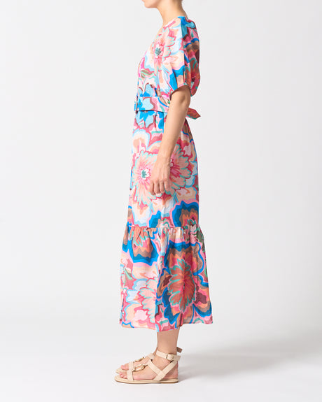 Walnut Melbourne Hawaii Dress - Bomba Di Fiori