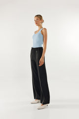 Madison The Label Jeanie Knit Top - Powder Blue