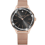 Krystal Couture Geometric Mineral Glass Feat Swarovski® Crystal Watch