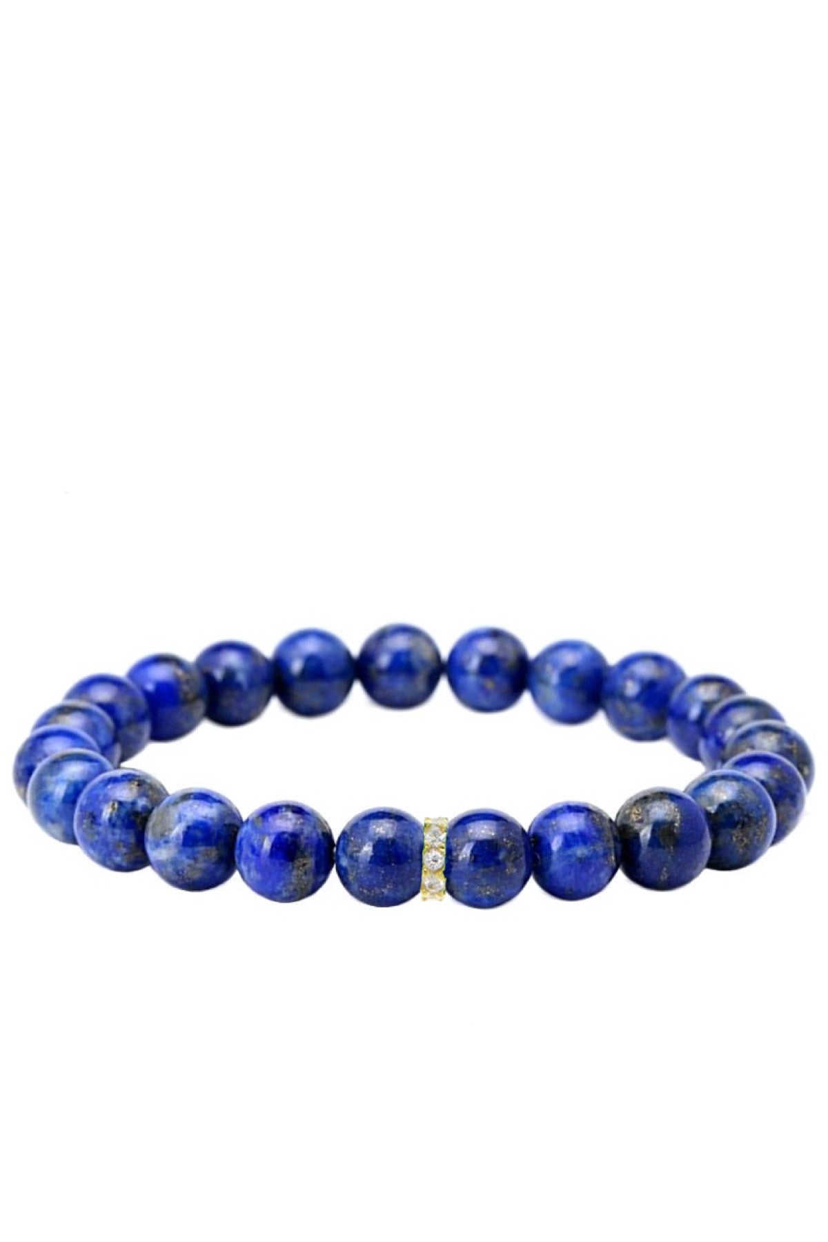 Stephen Oliver 18K Gold & Lapis Cz Bracelet