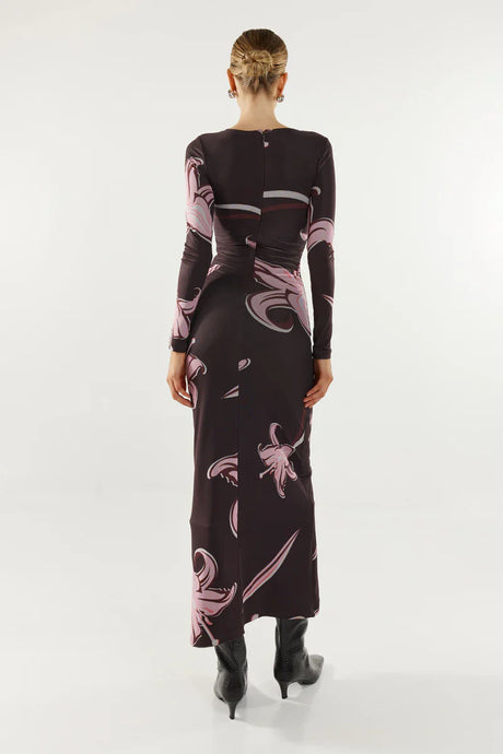 Madison The Label Macey Maxi Dress - Fleur Print