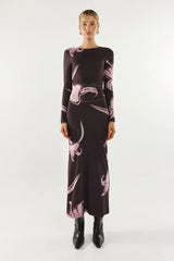 Madison The Label Macey Maxi Dress - Fleur Print