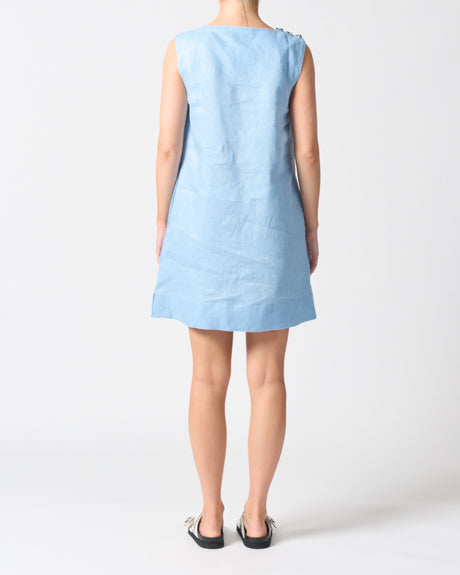 Walnut Melbourne Malta Mini Dress - Sky Blue