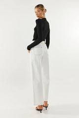 Madison The Label Marc Long Sleeve Top - Black