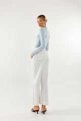 Madison The Label Marc L/S Top - Powder Blue