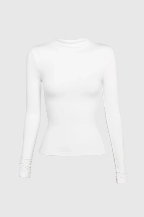 Madison The Label Marc Long Sleeve Top - White