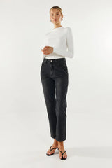 Madison The Label Marc Long Sleeve Top - White