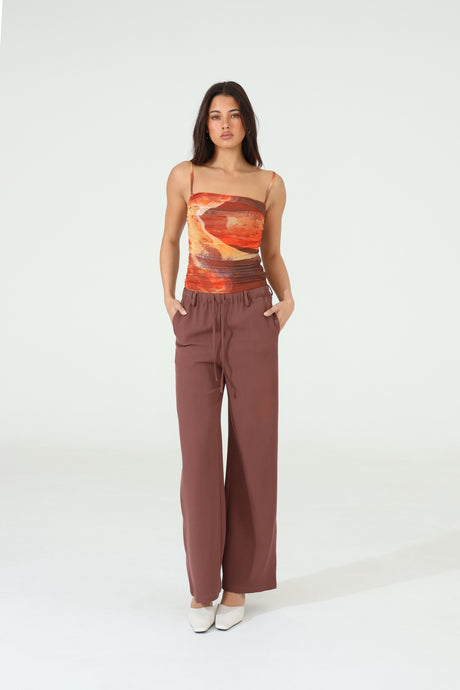 Madison The Label Monte Top - Sunset