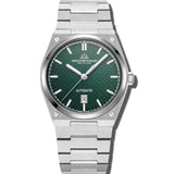 Christophe Duchamp Attitude Auto - Green Dial with Silver Case and Silver Stainless Steel Strap