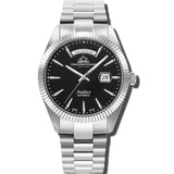 Christophe Duchamp Audace  - Black Dial with Silver Stainless Steel Strap
