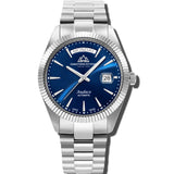 Christophe Duchamp Audace  - Blue Dial with Silver Stainless Steel Strap