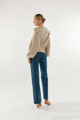 Madison The Label Remy Knit Jumper - Oat