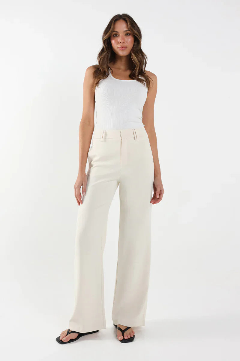 Madison The Label Ronnie Pants - Milk