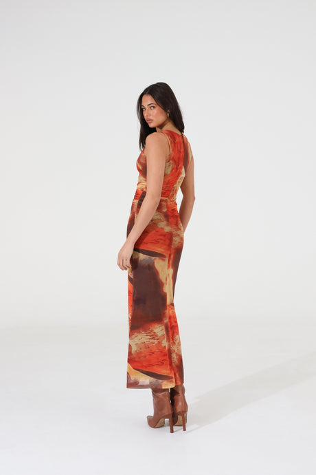 Madison The Label Rossi Maxi Dress - Sunset