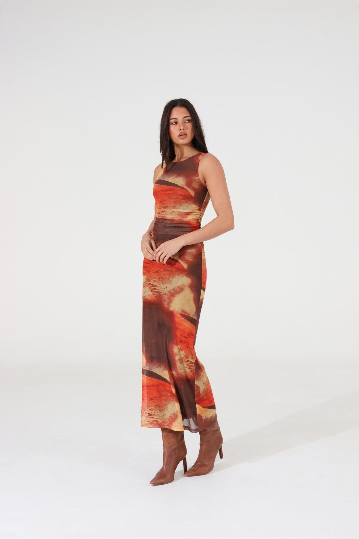 Madison The Label Rossi Maxi Dress - Sunset