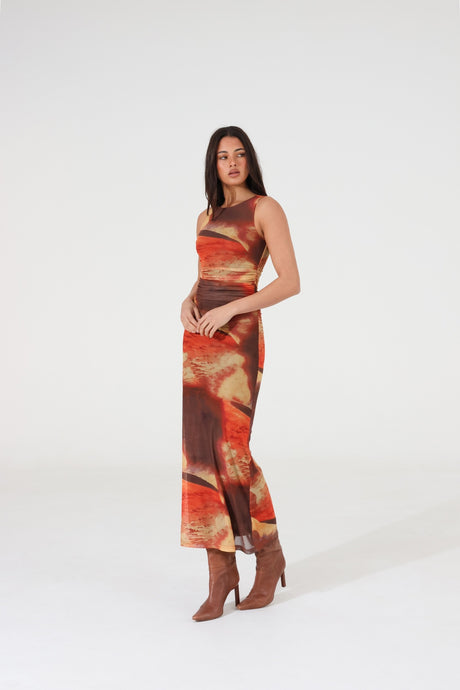 Madison The Label Rossi Maxi Dress - Sunset