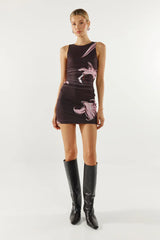Madison The Label Rossi Mini Dress - Fleur Print