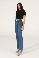 Madison The Label Ruby Knit Tee - Black