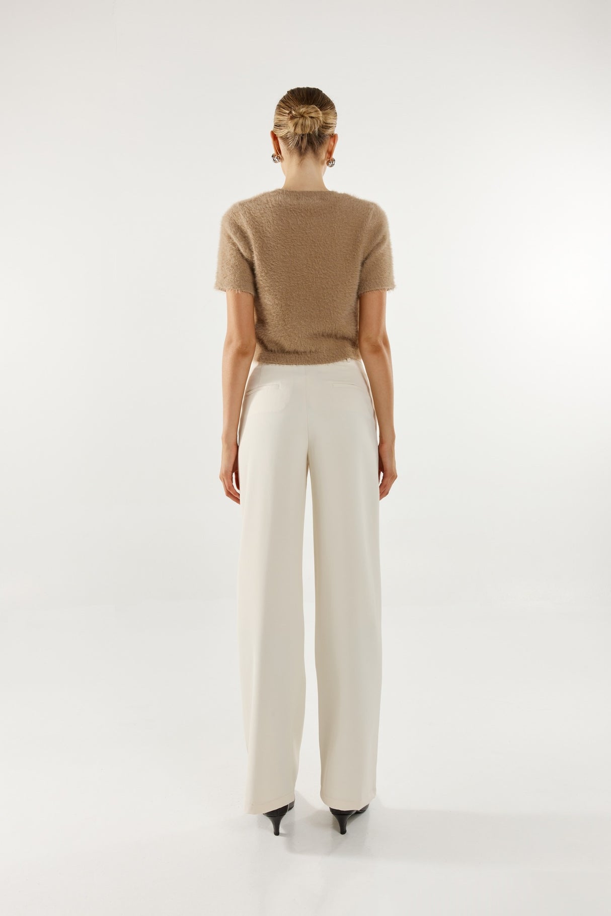 Madison The Label Ruby Knit Tee - Camel