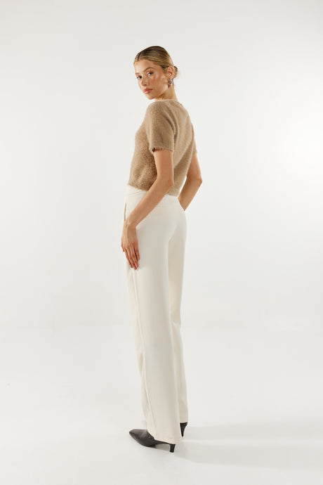 Madison The Label Ruby Knit Tee - Camel