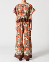 Walnut Melbourne Santiago Top - Jaguar Jungle Orange