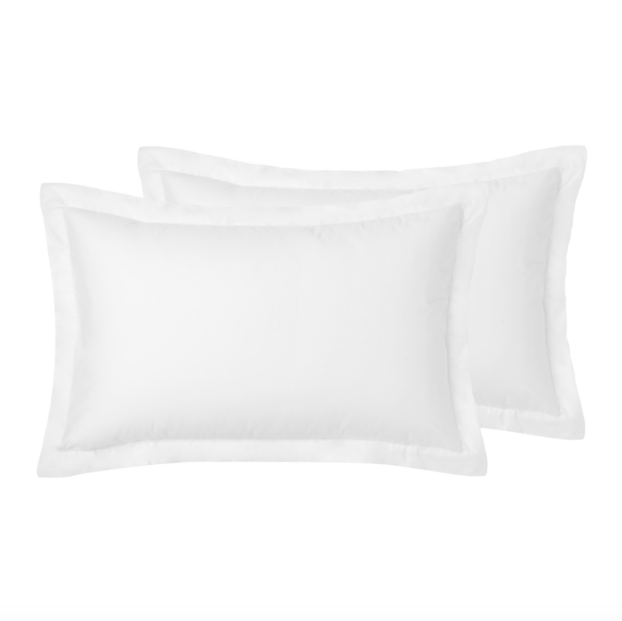 Accessorize Hotel Tailored Deluxe Cotton Pair Pillowcase - White